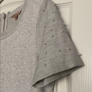 Esqualo SS Dress with Pearl Embellishment Size S